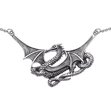 Mystical Spirit of the Sea Dragon ~ Sterling Silver Jewelry Necklace TN103 - Jewelry